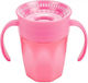 Dr. Brown's Toddler Cup Milestones Cheers 360° Silicone Pink 200ml for 6m+