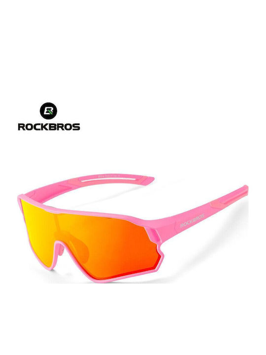 Rockbros Polarized Ochelari De Soare Pentru Copii Roz