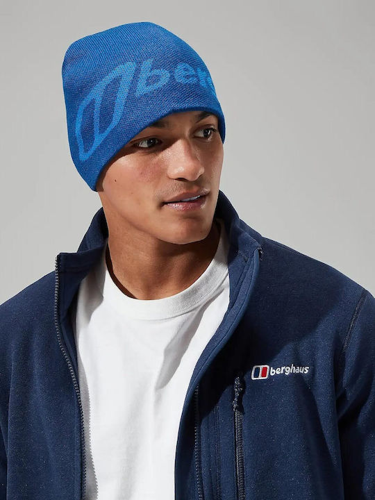 Beanie Unisex Beanie Knitted in Blue color