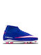 Mercurial Superfly 10 Club FG/MG Ghete de fotbal pentru copii cu crampoane Albastre