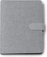 Notebook 80 Sheets A5 with Pen Holder Gray