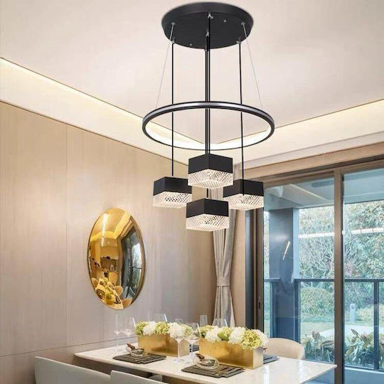 LED Κρεμαστό Φωτιστικό Μαύρο 4x4εκ. LED Κρεμαστό Φωτιστικό Μαύρο 4x4εκ.