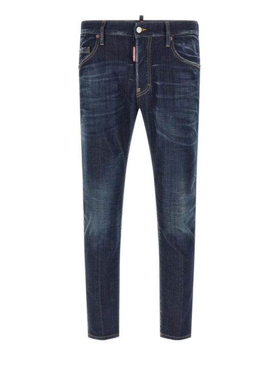 Dsquared2 Men's Elastic Blue Jeans Pants