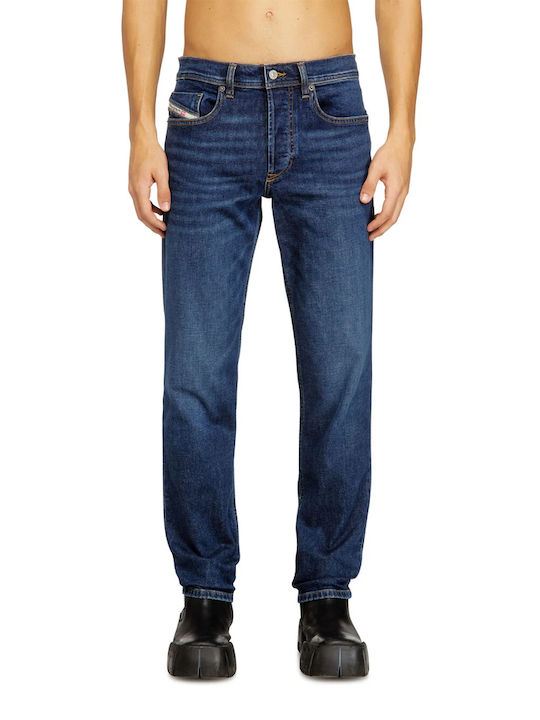 Diesel Ανδρικό Παντελόνι Τζιν Regular Fit Tapered Μπλε