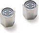 Capace De Supape Pentru Anvelope Harley-Davidson Valve Stem Caps Bar & Shield Outline Crom Alb Și Negru