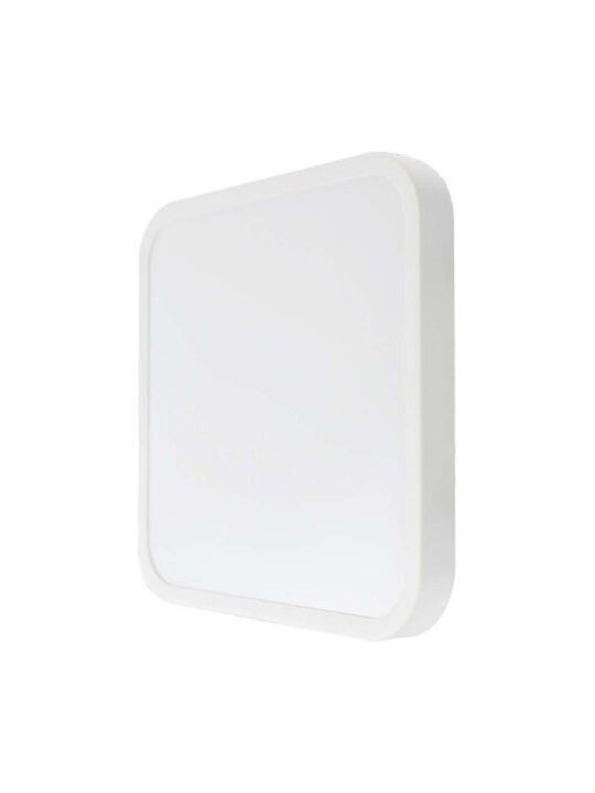 V-TAC Deckenleuchte 42cm Weiß mit Integrierter LED und Fernbedienung