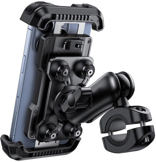 Lamicall Motorcycle Cellphone Mount with Adjustable Arm 4.7 for Steering Wheel