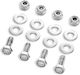 Set Șuruburi Pentru Caroseria Motocicletelor License Plate Hardware Kit Willie G Skull