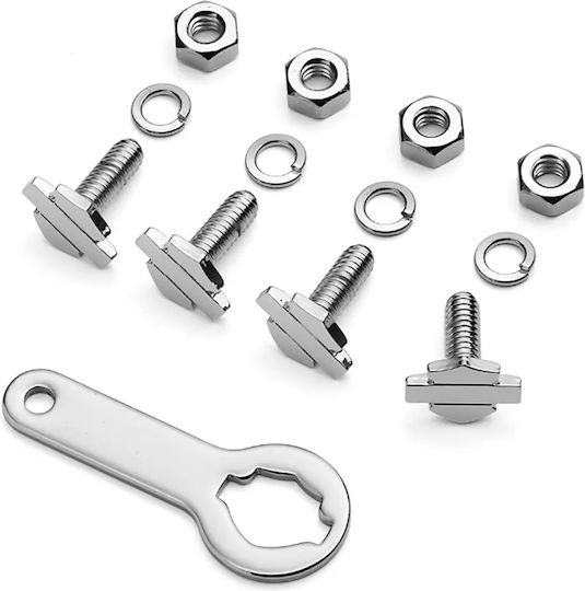 Set Motorcycle Fairing Bolts Harley-davidson Bar & Shield Logo License Plate Mounting Hardware Kit