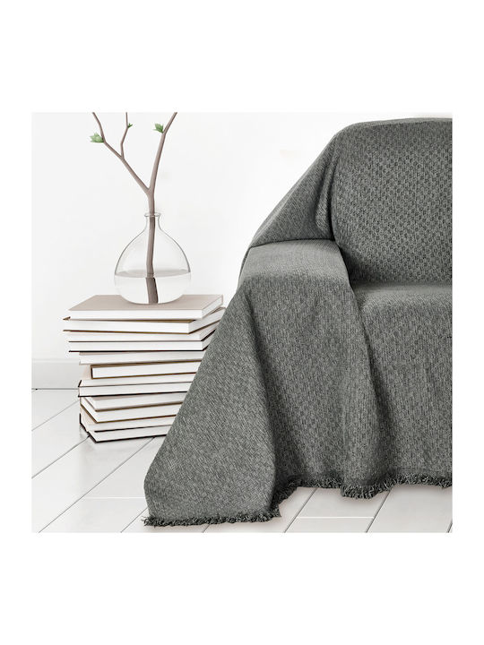 Whitegg Whitegg Sofa Throw Chenille 180x240cm 2-Grey