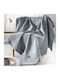 Guy Laroche Rubicon Cuvertură Pentru Canapea 4 Locuri 170x350cm Argintiu