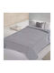 Adam Home 700 Κουβέρτα Βελουτέ Υπέρδιπλη 240x260εκ. Grey