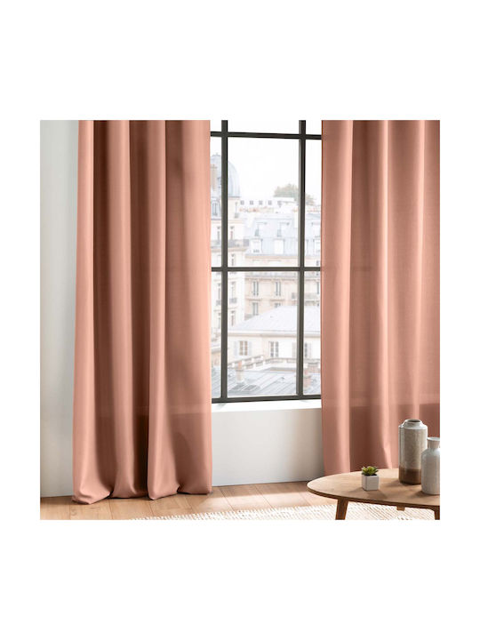 Curtain with Grommets Essentiel Pink 140x280cm