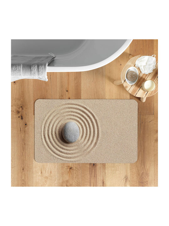 Πατάκι Μπάνιου Microfiber L-c Serena 1802316 Μπεζ 50x120εκ.