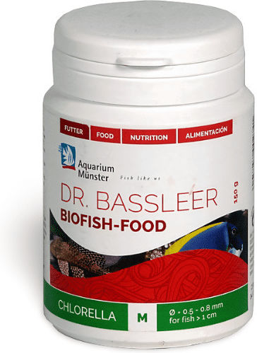 Dr Bassleer Biofish Food Chlorella Τροφή Φυτοφάγα Ψάρια Κόκκους 150gr M