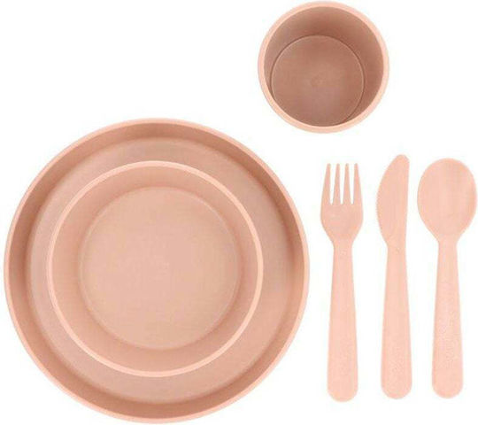 Tutete Feeding Set made of Plastic Orange 7pcs