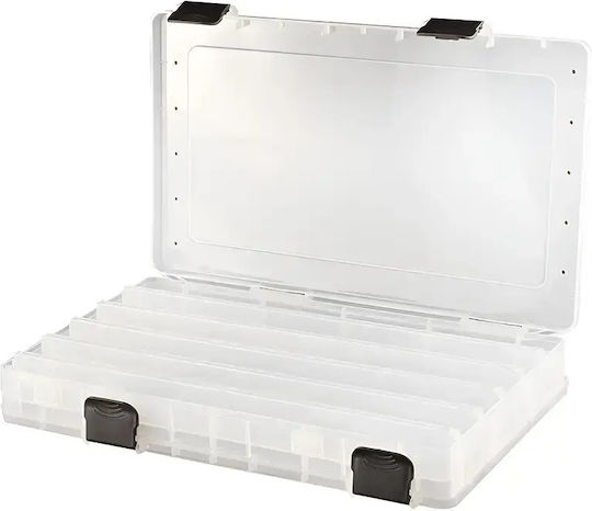 Fishing Box Artificial Sf 378 Plastilys Transparent Double-Sided 10 Slots