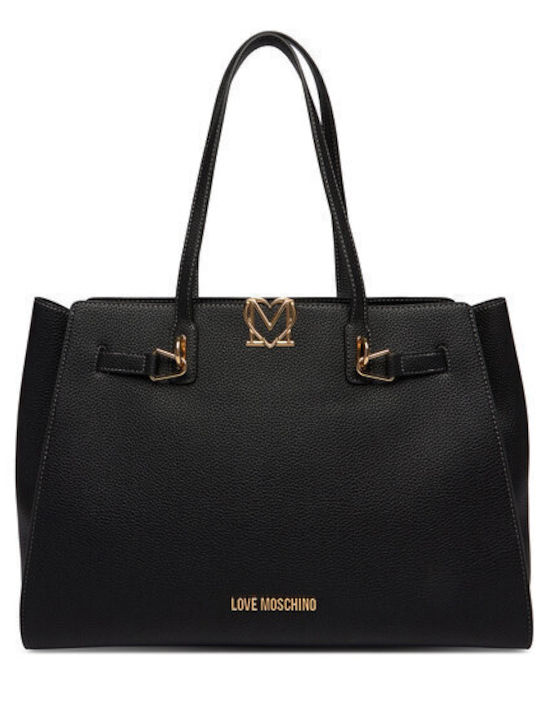 Moschino Γυναικεία Τσάντα Ώμου Μαύρη