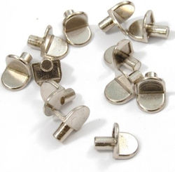 Finetto Metallic Shelf Brackets Silver 100pcs 271-2602118NI