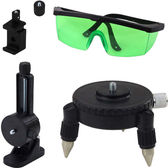 Lean Toys Autonivelant Liniar Nivelă Laser Fascicul Verde cu Domeniu de Lucru 10m