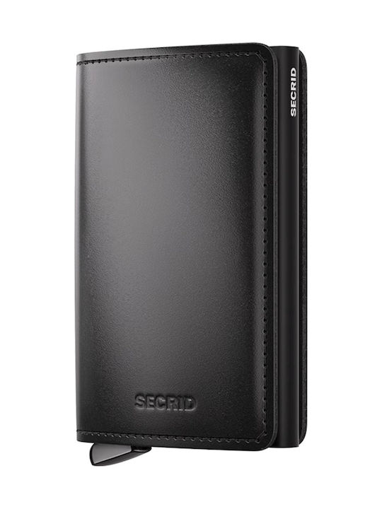 Кожено Мъжки Портфейл Класически с RFID Черен