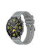 Silikonarmband 20 mm Huawei Watch GT4 GT3 GT2 Grau