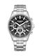 Lee Cooper Men's Watch 42mm Battery with Silver Metal Bracelet