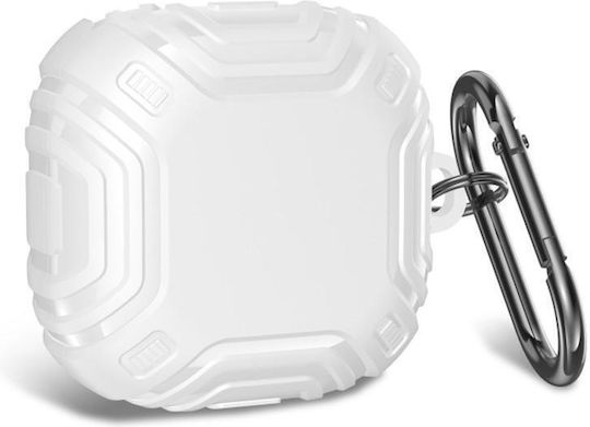 Galaxy Buds Live Pro 2 2 Pro Fe Core Außergewöhnliches Bluetooth-Ohrhörer Zubehör Tpu Antikratzer Beschichtung Metallische Akranage Weiß
