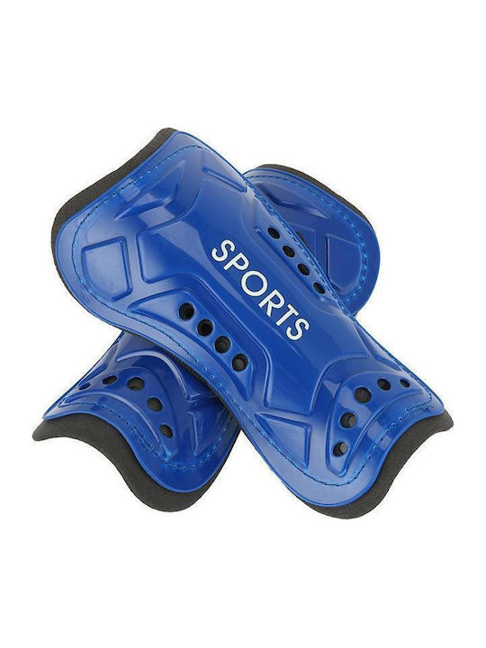 2 Pairs Soccer Shin Pads Professional Game Training Sports Knee Pads Htb02 Blue L