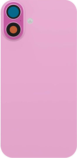 Clappio Replacement Battery Cover Iphone 16 Plus Integrated Adhesive Pink