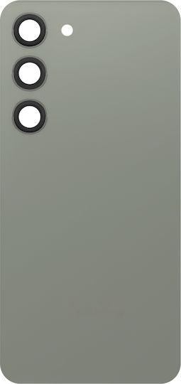 Clappio Replacement Battery Cover Galaxy S23 Integrated Adhesive Olive Green