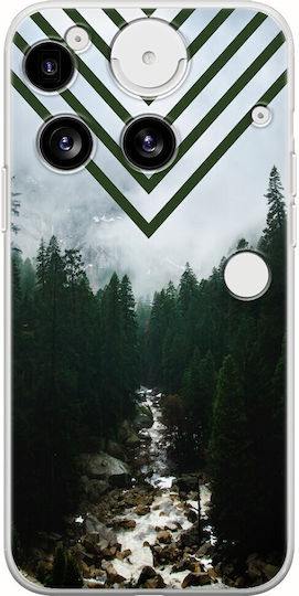 Wild Nature Nothing Phone 3 5g Гъвкав TPU Прозрачен Силикон