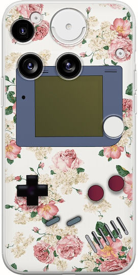 Blumiges Gameboy Nichts Phone 3 5g Flexible Tpu Transparente Silikon Handyhülle