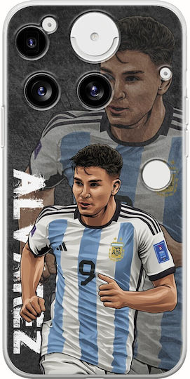 Football Stars Julian Alvarez Argentina Nothing Phone 3 5g Гъвкав TPU Прозрачен Силикон
