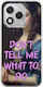 Vintage Lady Don't Tell Me What To Do Honor 400 Lite 5g Flexible TPU Transparent Silicone