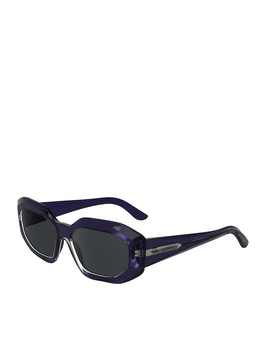 Karl Lagerfeld Women's Sunglasses with Purple F...