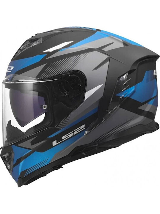 LS2 FF818 Storm III Komai Black/Blue Мотоциклет...
