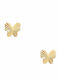 Polytimo Earrings made of Gold 9K with Diamond