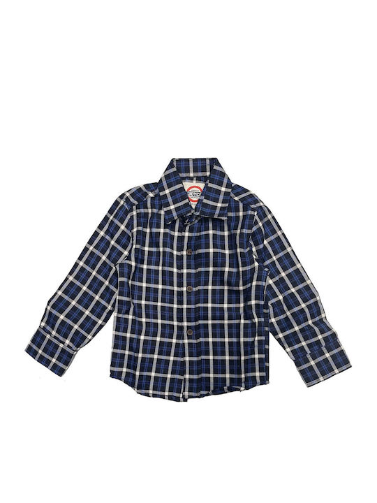Joyce Kinder Hemd Langarm Blue