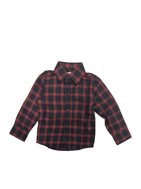 Joyce Kinder Hemd Langarm Red