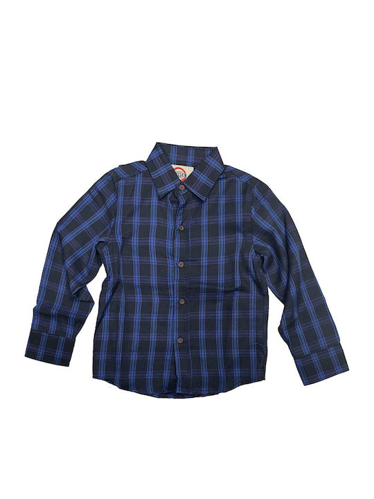 Joyce Kids Shirt Long Sleeve Blue