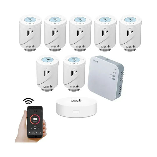 Electronică Valvă termostatică pentru radiatoare cu Wi-Fi pentru un site de comerț electronic pentru încălzirea corpului 7buc