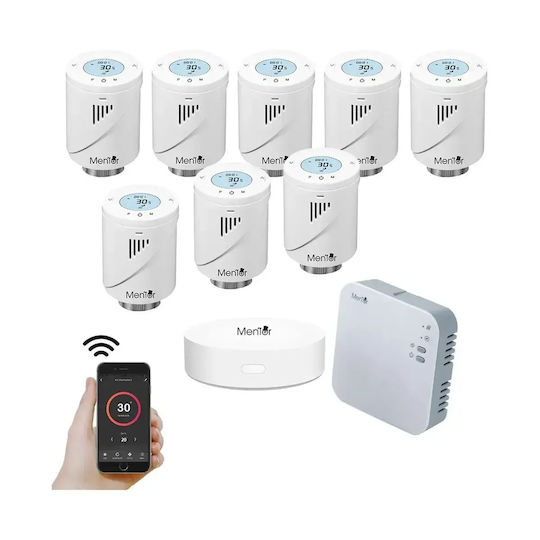 Electronică Valvă termostatică pentru radiatoare cu Wi-Fi pentru un site de comerț electronic pentru încălzirea corpului 8buc