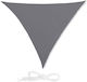 Relaxdays Triangle Shade Sail Gray 4x4m 180g/m²