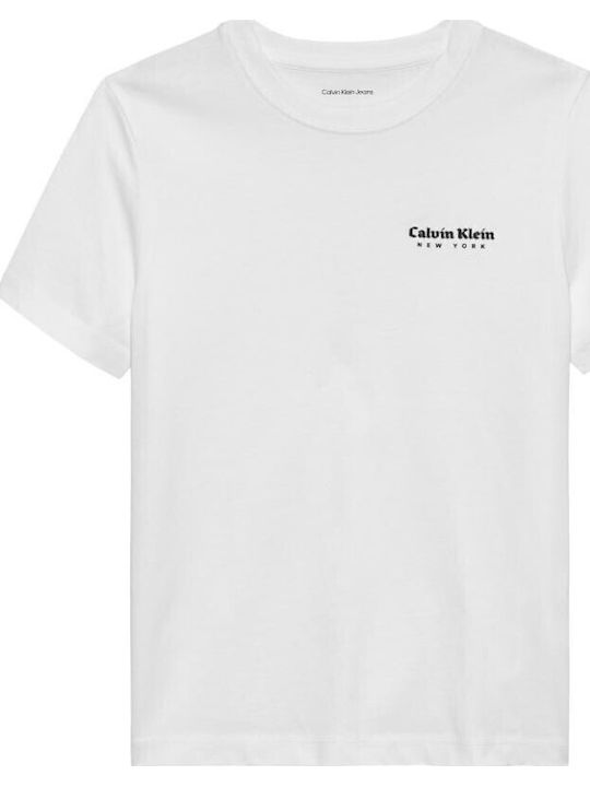 Calvin Klein Παιδικό T-shirt Λευκό