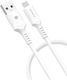 Technovo USB 2.0 Cable USB-C male - USB-A Λευκό 2m 0030481