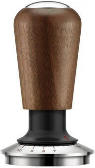 Sage Tamper with Flat Surface 54mm in Brown Color