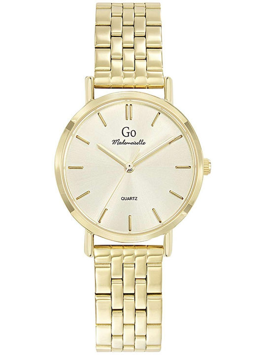 GO Mademoiselle Women's Watch with Gold Metal Bracelet