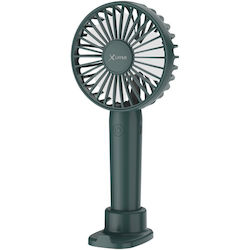 Ultra Tragbarer Handgehaltener Tischventilator Mit 3 Geschwindigkeitsstufen 1200mah Grüne Ultra Tragbarer Handgehaltener Tischventilator Mit 3 Geschwindigkeitsstufen 1200mah Grüne
