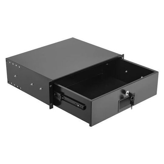 Rack Mount Drawer 3U Depth 350 mm Width 482 mm Steel Max 23 kg